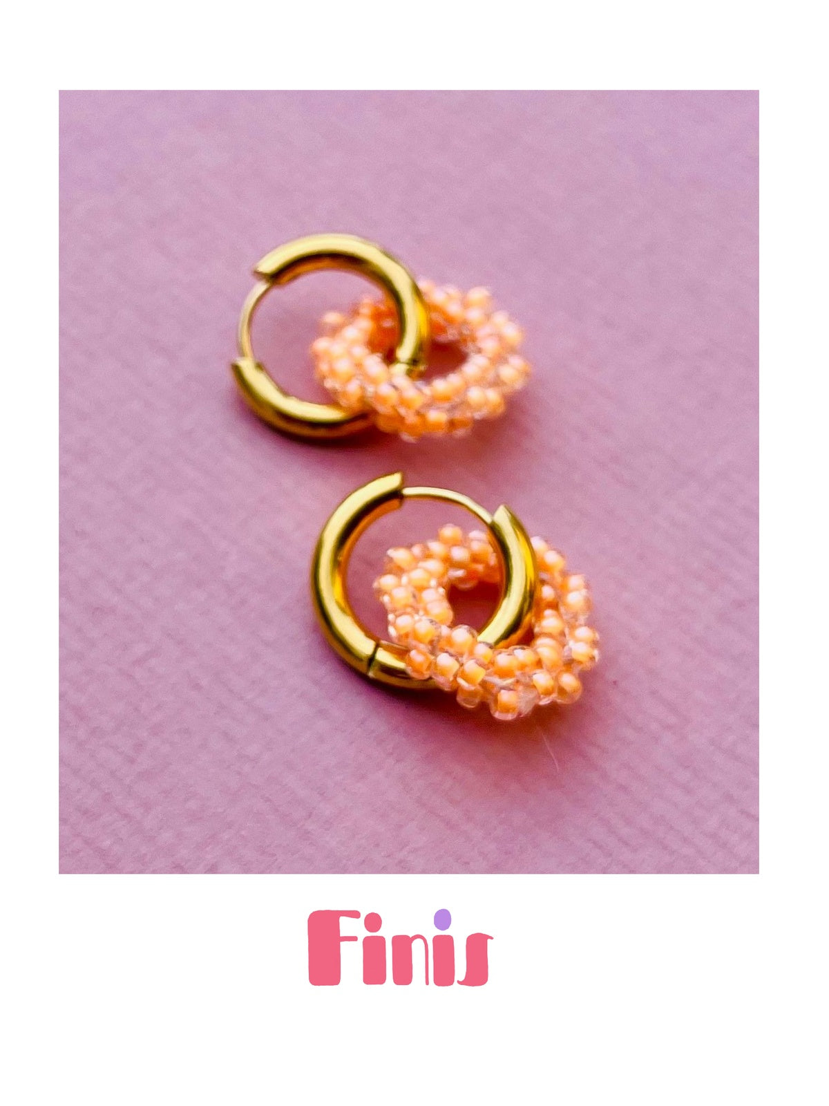 Perlen Creole Neonorange