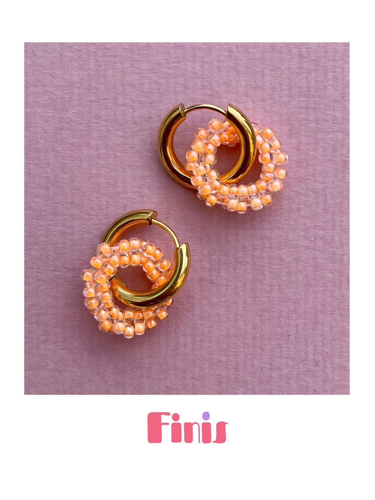 Perlen Creole Neonorange